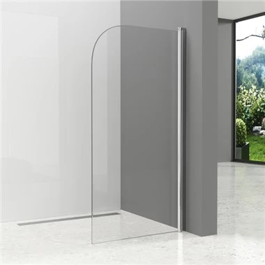 Porta a battente per doccia senza telaio